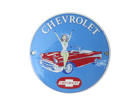 Chevrolet Enamel Plaque
