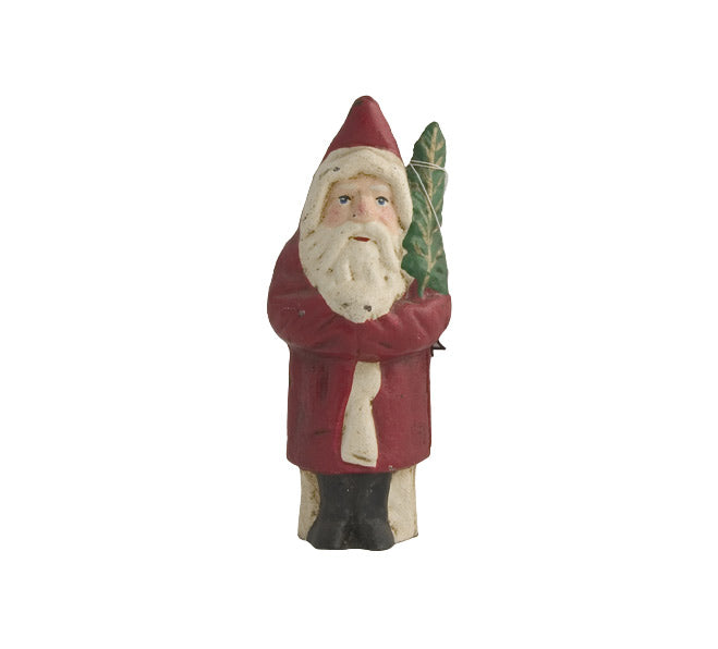 Santa with Leaf 14cm