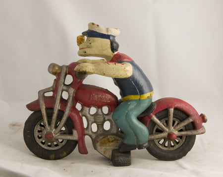 Popeye on Motorcycle