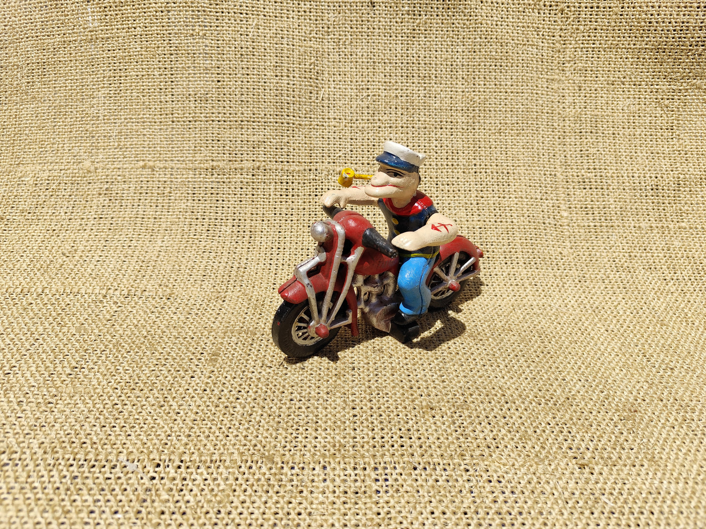 Popeye on Motorcycle