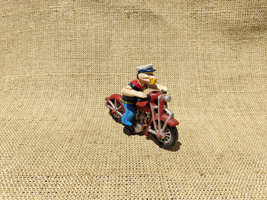 Popeye on Motorcycle