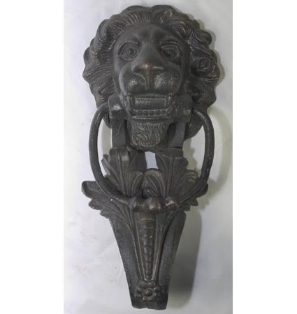 Large Lion Head Door Knocker