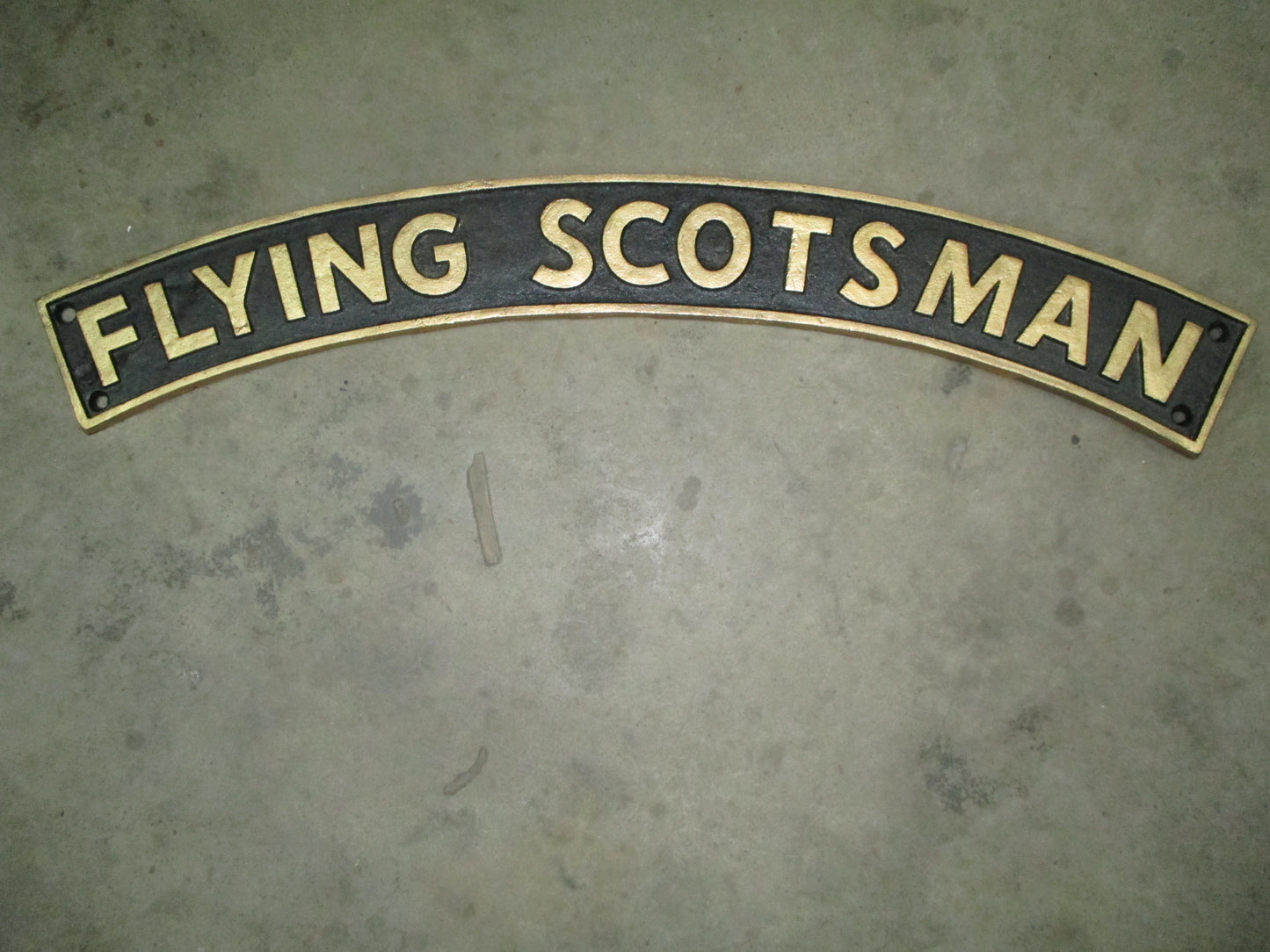 "Flying Scotsman " Sign
