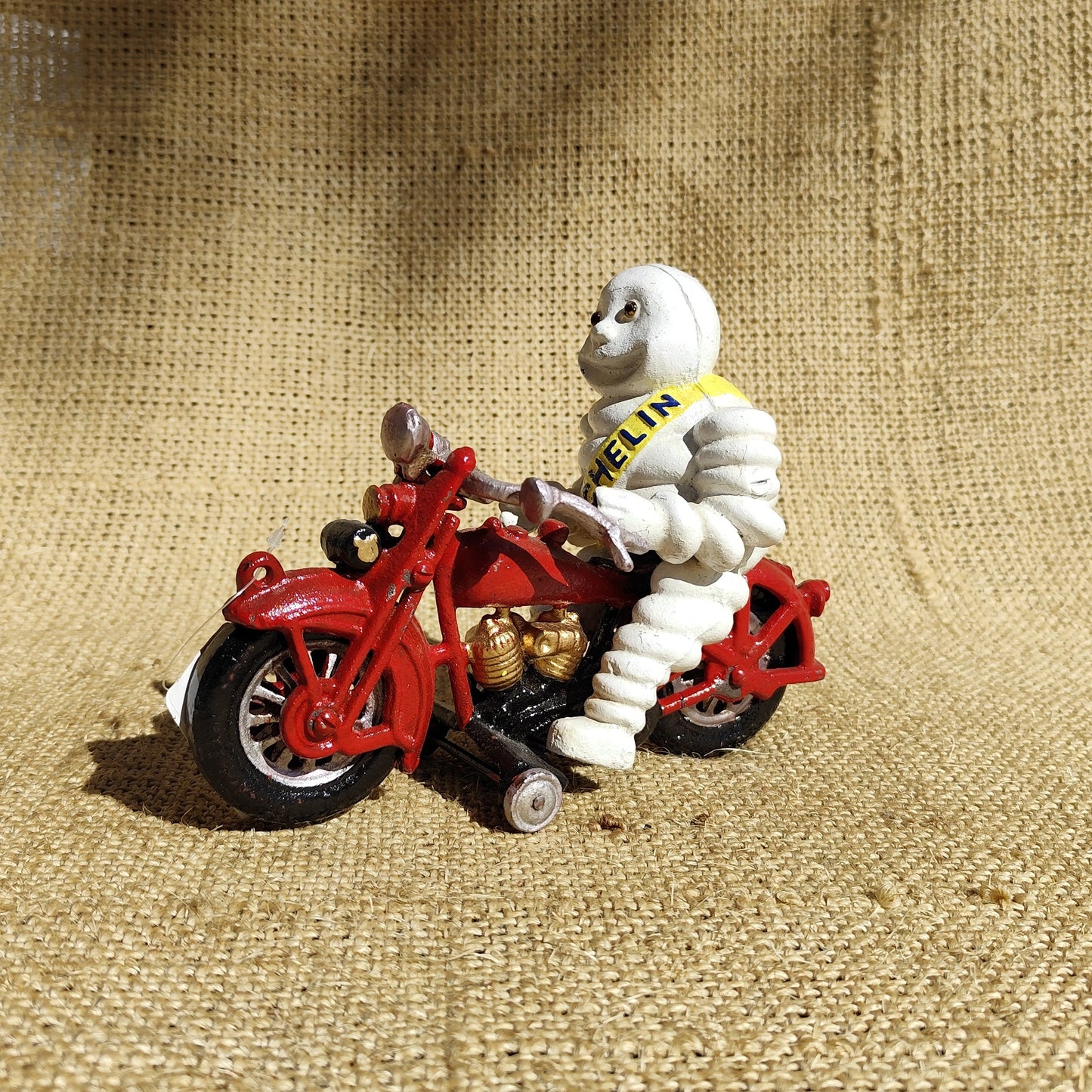 Tireman on Motorbike