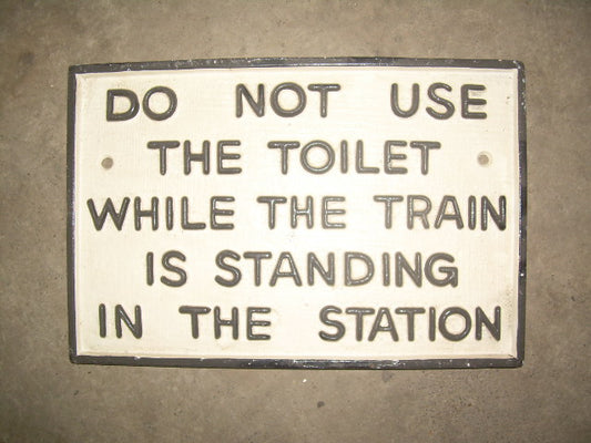 Toilet Plaque