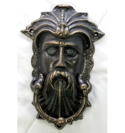 Greenman Face Door Knocker