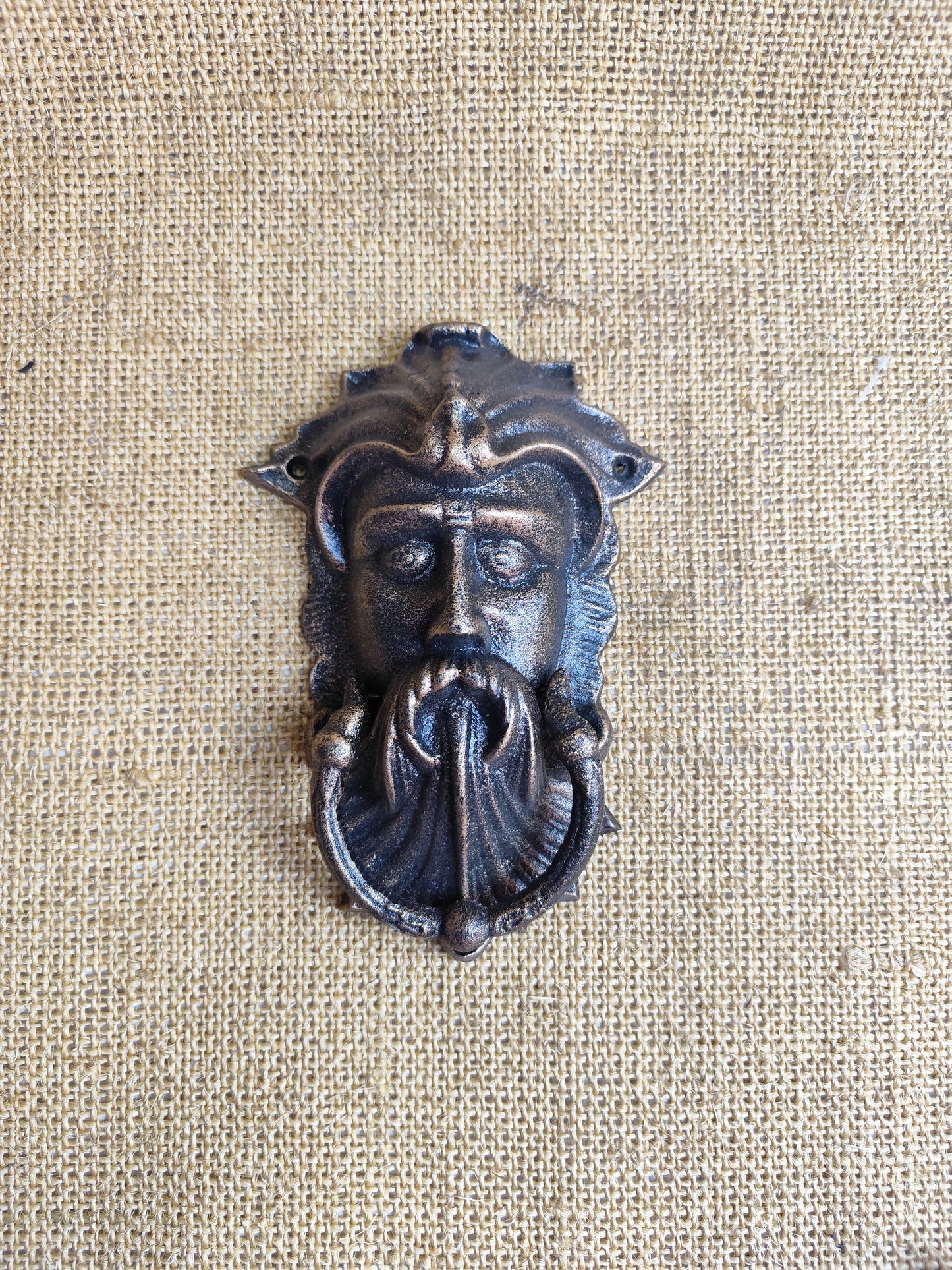 Greenman Face Door Knocker