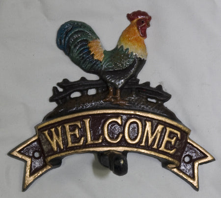 Small Rooster Welcome Bell