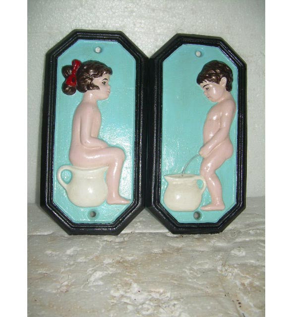 Boy & Girl Toilet  Signs