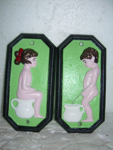 Boy & Girl Toilet  Signs