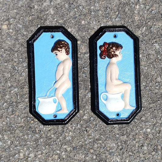 Boy & Girl Toilet  Signs