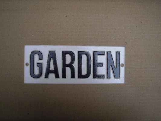 Sign - Garden
