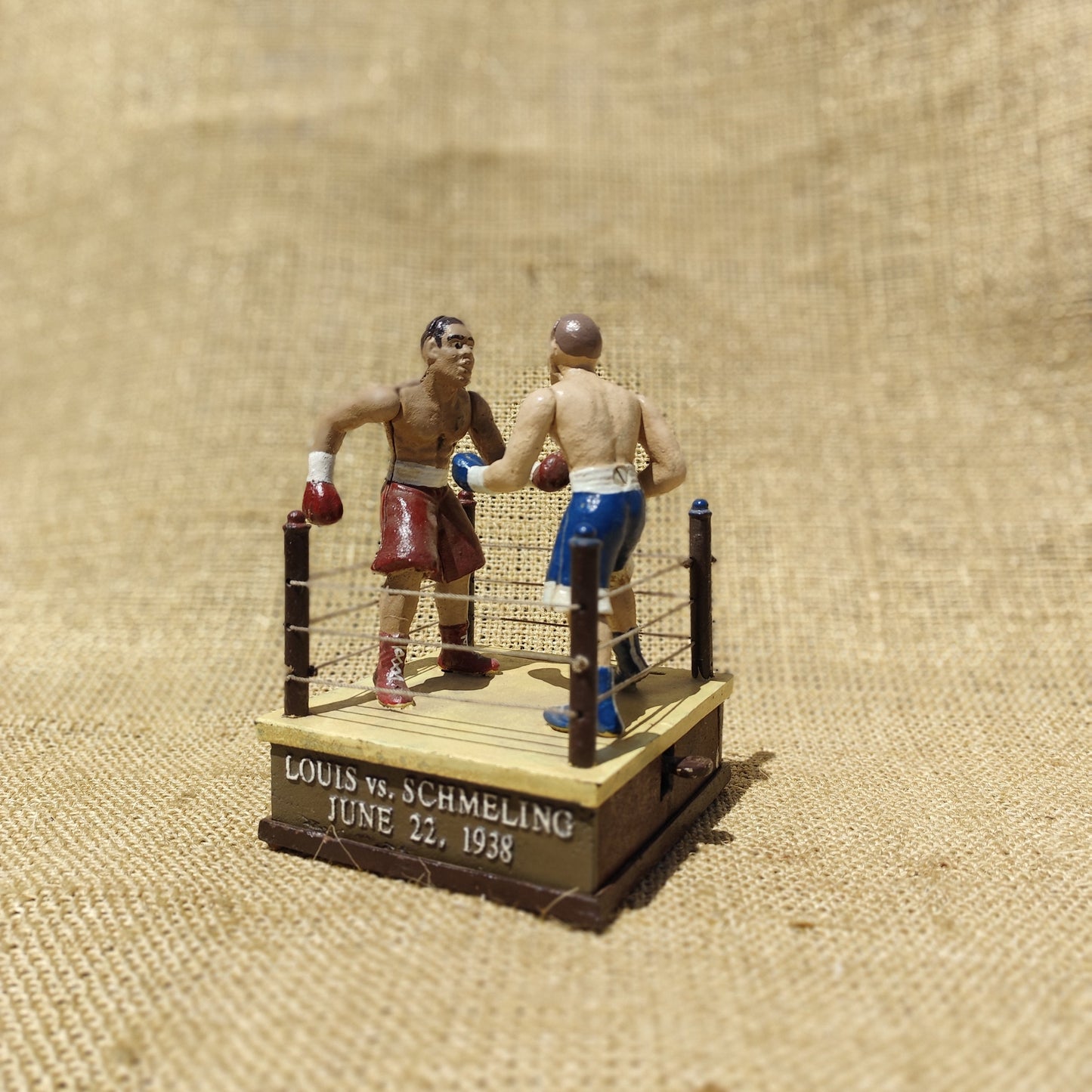 Boxing Ring Mechanical Bank