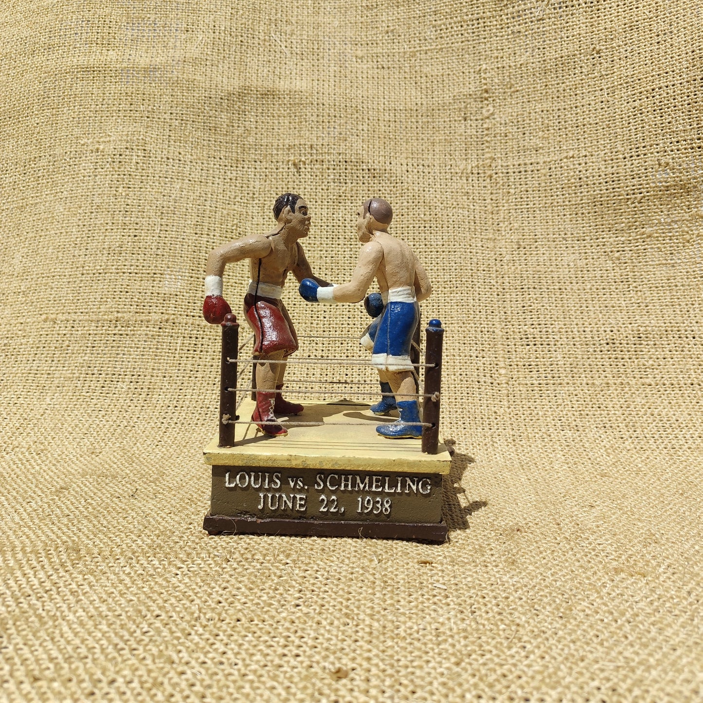 Boxing Ring Mechanical Bank