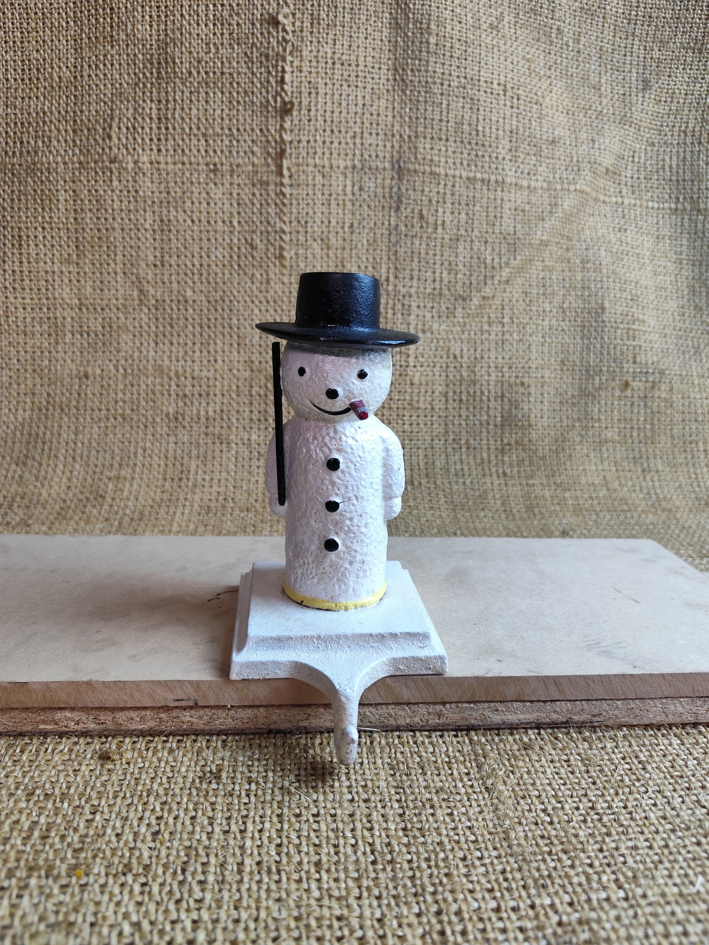 SNOWMAN STOCKING HOLDER