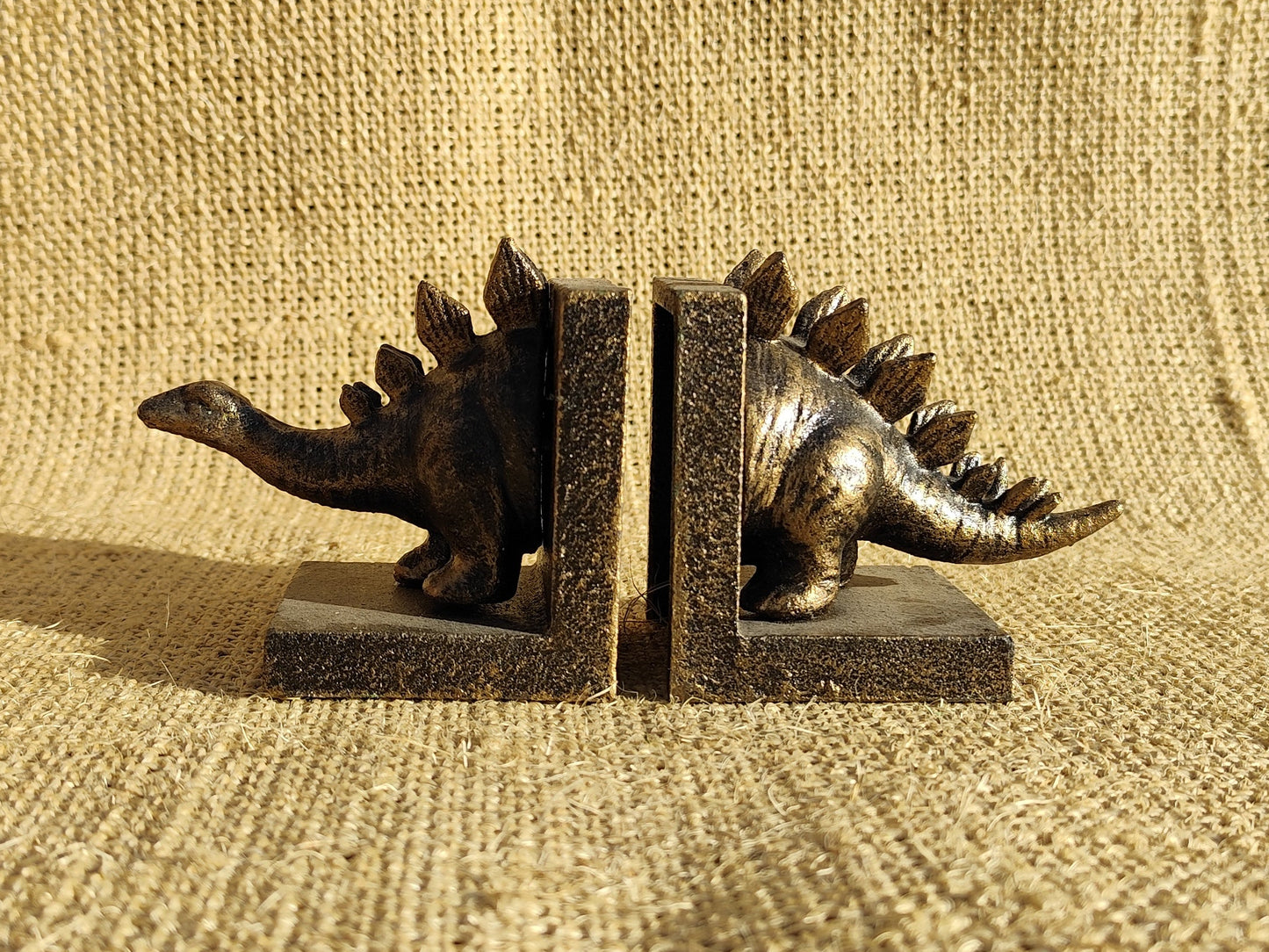 Stegosaurus Bookends