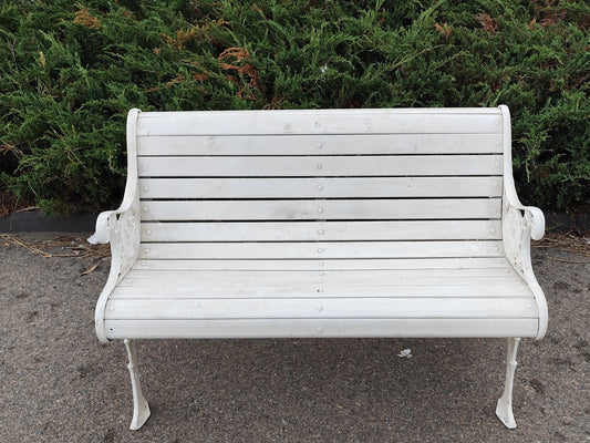 Cast Iron Two Seater Bird and Lady Bench