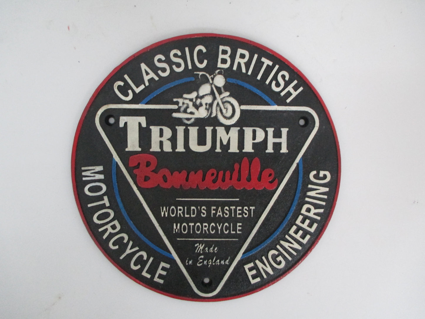 Tri Round Plaque