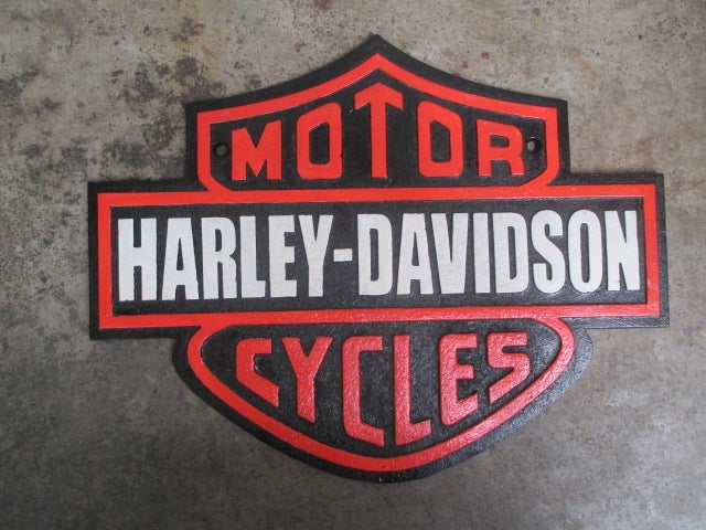 HD Motor Cycles Sign 34cm