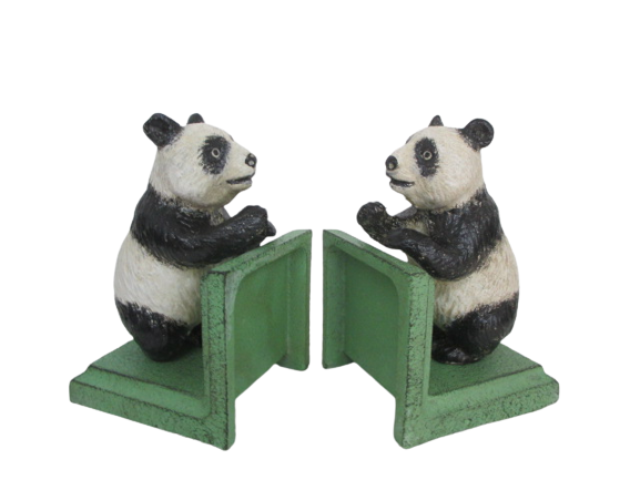 Panda Bookends