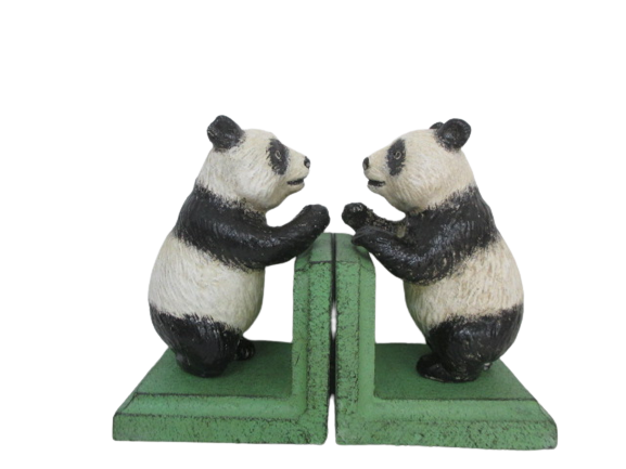 Panda Bookends