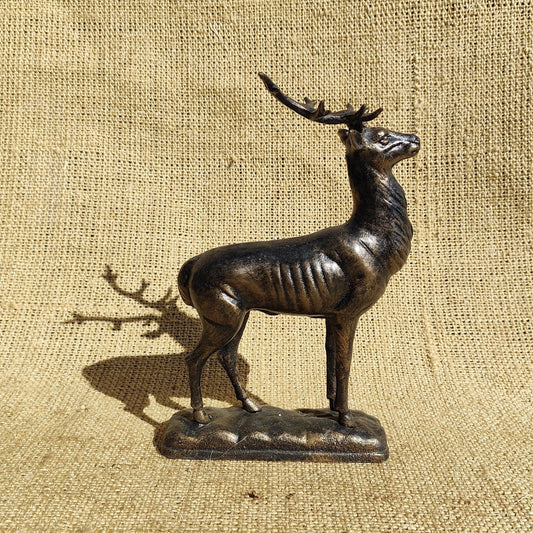 STANDING DEER WITH BASE 31cm