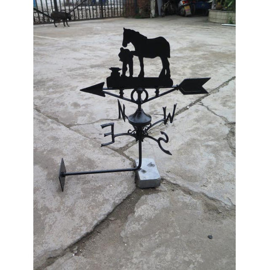 Horseshoe Weather Vane W/ Wall Mount