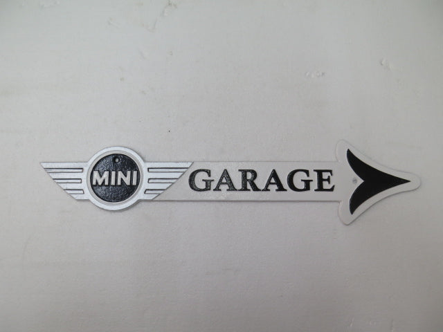 Mini Garage Arrow Sign