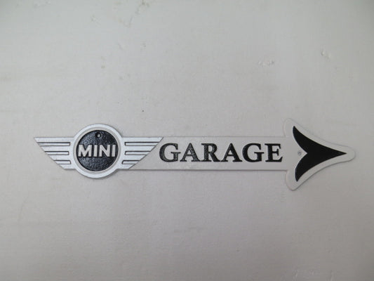 Mini Garage Arrow Sign