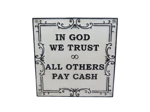 In God We Trust Sign