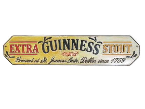 Extra Guinness Stout Sign