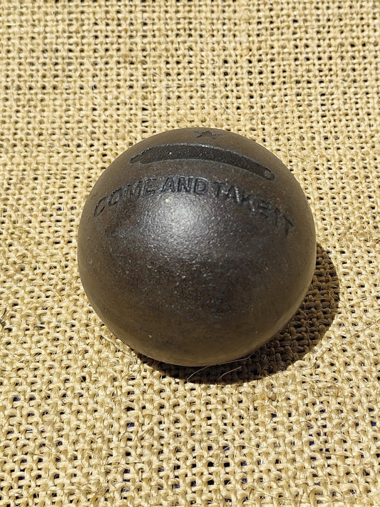 'Come and Take It' Cannonball Paperweight