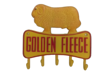 NEW Golden Fleece Key Rack