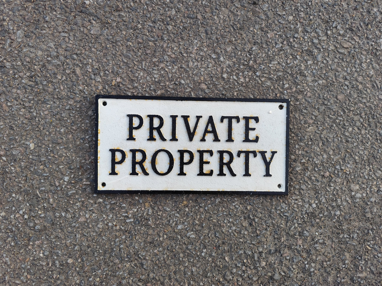 Private Property Sign