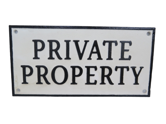 Private Property Sign