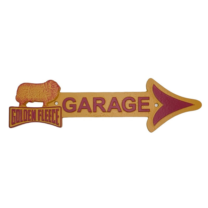 Golden Fleece Garage Sign