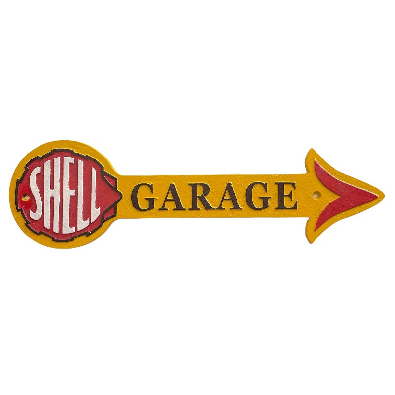 Shell Garage Sign