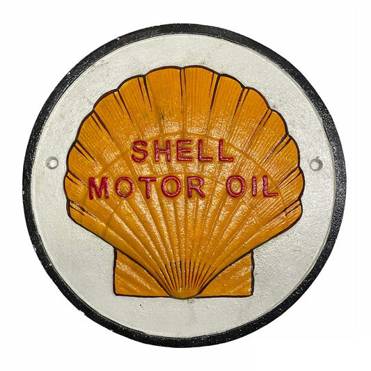 Shell Motor Oil Round Sign