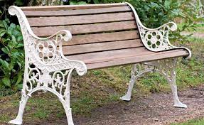 Cast Iron Two Seater Bird and Lady Bench